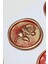 Red Gold Rosebuds 12 Adet 3D Hazır Kendinden Yapışkanlı Sticker Mühür RM2105 3