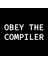 Obey The Compiler Kupa Bardak 2
