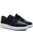 Lacivert El Yapımı Deri Sneaker 2