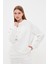 Kadın Olivia Oversize Basıc Sweatshırt 4