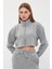 Kadın Emily Crop Fermuarlı Sweatshırt 1