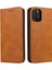 Iphone 14 Pro Max Deri Folio Flip Case Manyetik Karbon Fiber Telefon Kılıfı (Yurt Dışından) 1