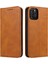 Iphone 14 Pro Manyetik Karbon Fiber Deri Folio Flip Case Tam Telefon Kılıfı (Yurt Dışından) 1