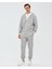 Essential M Jogger Sweatpant Erkek Gri Melanj Eşofman Altı S232235-036 4