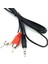 1.5 Metre Stereo Lale Kablo Ses Sistemi Kablosu Aux Rca 1.5m Stereo 2 Rca Erkek Kablo 3.5mm 3