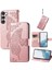 Galaxy S23 Plus Kelebek Kanatları Flip Darbeye Dayanıklı Deri Telefon Kılıfı (Yurt Dışından) 1
