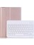 Klavye + Samsung Galaxy Için Kılıf A8 10.5 2021 SM-X205 / SM-X200 Rose Gold (Yurt Dışından) 1