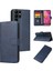 Galaxy S22 Ultra Deri Folio Flip Case Manyetik Karbon (Yurt Dışından) 1