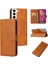 Kart Tutucu Kartı ile Galaxy S24 Deri Folio Flip Case Için Kılıf (Yurt Dışından) 1