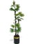 Yapay Ağaç Palmiye Fanpalm 3katlı 24YAPRAK Gold Kemerli Siyah Saksıda 165*65CM 1