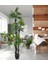 Yapay Ağaç Palmiye Fanpalm 3katlı 24YAPRAK Siyah Plastik Saksıda 165*65CM 5