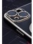 iPhone 14 Uyumlu Magsafe Özellikli Lens Korumalı Renkli Kılıf Siyah 3