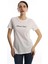Kadın Minimal Project Basklı T-Shirt Beyaz 1