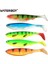 Renk 6 1 Adet Tarzı 12.5cm 13.7g Yumuşak Cazibesi Yapay Yem Büyük Gölgeler Yumuşak 12.5cg 15CM 22G Pvc Malzeme 20CM 55G T Kuyruk Softbaits Için Levrek Levrek Zander (Yurt Dışından) 3