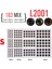 L2001 183 Adet Stil Adet 3mm ~ 10MM Holografik Epoksi 3D Gerçekçi Balık Gözü Jigplastic Cazibesi Fly Bağlama Için Dıy Malzeme Flamalar Baitfish Yapımı (Yurt Dışından) 1