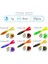 Renkvd Stili Balık Kokusu Yumuşak Yemler Jig Alabalık Solucan Yumuşak Yemler 6cm.2g Yapay Deniz Solucanları Solucan Balıkçılık Yumuşak Yemler Wobblers (Yurt Dışından) 5