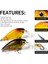 Bkb Kanca C Stili Probero Topwater Crankbait Balıkçılık Cazibesi 7cm 13G Yapay Wobblers Krank Yemi Bas Alabalık Sazan Olta Takımı (Yurt Dışından) 5