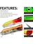 Bir Stil 10 Renk Popper Unlure Olta Takımı 3.15 "-8cm. Balıkçılık Lures Popper Lures Bas Yemler 6 # Kanca Balık Yemi (Yurt Dışından) 5