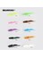 Col.e Stili 50MM 15 Adet Bearkıng Yeni Larva Yumuşak Lures 5cm 0.8g Balıkçılık Yapay Silikon Bas Pike Minnow Swimbait Jig Plastik Yemler Solucan (Yurt Dışından) 5