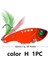 Renk H Tarzı 23 Renk Metal Vıb Lures Güçlü Canlı Titreşimler Kaşık Cazibesi Balıkçılık Yem Bas Yapay Sert Yem Ağustosböceği Böcek Cazibesi 3D Gözler (Yurt Dışından) 1