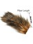 1 Adet Grizzly Mavi Tarzı Wifreo 1 Torba 5 x 12CM Fly Bağlama Furabou Grizzly Renkli Craft Kürk Elyaf Flama Kuyruk Kanadı Malzeme Orta Boy (Yurt Dışından) 3