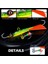 No.2 Tarzı Goture 1pc Kış Dengeleyicileri 6.6cm 9.4g Buz Balıkçılığı Lurejigging Rap ile Minnow Profil Dengesi Kış Balıkçılığı Için 2 Renk (Yurt Dışından) 5