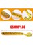 F Stili Lot Worms Silikon Yumuşak Yem G Jig Wobblers Balıkçılık Cazibeleri Çekici Karides Koku Tuz Döner Kuyruk Bas Sazan Müdahale (Yurt Dışından) 4