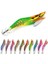 No.3 Tarzı 135MM 20G Ses Aydınlık Ahşap Karides Kalamar Kanca Yumuşak Ayak Pseudoprawn Simülasyon Karides Halka Boncuk ile Mürekkepbalığı Yem Olta Takımı (Yurt Dışından) 2