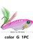 Renk G Stili 23 Renk Metal Vıb Lures Güçlü Canlı Titreşimler Kaşık Cazibesi Balıkçılık Yem Bas Yapay Sert Yem Ağustosböceği Böcek Cazibesi 3D Gözler (Yurt Dışından) 1
