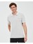 Organic Coll. M Short Sleeve Polo Shirt Erkek Gri Polo Yaka Tshirt S241165-035 1