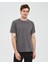 Organic Coll. M Short Sleeve T-Shirt Erkek Antrasit Tshirt S241166-003 1
