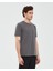 Organic Coll. M Short Sleeve T-Shirt Erkek Antrasit Tshirt S241166-003 2