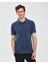 Organic Coll. M Short Sleeve Polo Shirt Erkek Lacivert Polo Yaka Tshirt S241165-410 1