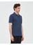 Organic Coll. M Short Sleeve Polo Shirt Erkek Lacivert Polo Yaka Tshirt S241165-410 2