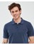 Organic Coll. M Short Sleeve Polo Shirt Erkek Lacivert Polo Yaka Tshirt S241165-410 5