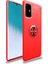 Samsung Galaxy A71 Kılıf Ravel Yüzüklü Mıknatıslı Kırmızı 1