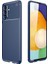 Samsung Galaxy A04S Kılıf Negro Karbon Kamera Korumalı Silikon Lüx Lacivert 1