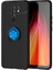 Xiaomi Redmi 9 Kılıf Ravel Silikon Yüzüklü Mıknatıslı Mavi 1