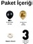 Mini Zincir Balon Seti Siyah-Krom gold+3 34inç Siyah Folyo 30 Adet +Balon Şeridi 2