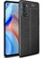 Oppo Reno 4 Kılıf Niss Silikon Deri Görünümlü Siyah 1