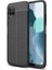 Huawei P40 Lite Kılıf Niss Silikon Deri Görünümlü Siyah 1