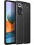 Xiaomi Redmi Note 10 Pro Max Kılıf Niss Silikon Deri Görünümlü Siyah 1