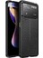Xiaomi Poco X4 Pro 5g Kılıf Niss Silikon Deri Görünümlü Korumalı Siyah 1
