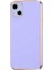 Apple iPhone 13 Kılıf Bark Lazer Silikon Mor 1