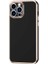 Apple iPhone 12 Pro Max Kılıf Bark Lazer Silikon Siyah 1