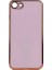 Apple iPhone Se 2020 Kılıf Bark Lazer Silikon Mor 1