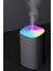2 Yıl H2O Humidifier 400 ml Ulrasonik Hava Nemlendirici Buhar Makinesi ve Aroma Difüzörü Gri 4