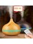 Lacivert Kahverengi Nemlendirici Ev Tipi Uzaktan Kumandalı 7 LED Wood Aroma Diffuser 550 ml 2 Yıl 2