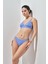 Too Salty Swimwear Kadın Mavi Çizgili Geniş Üçgen Bikini Takımı 23S114ST 2