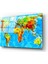 Dünya Haritası 73 Cam Tablo 1